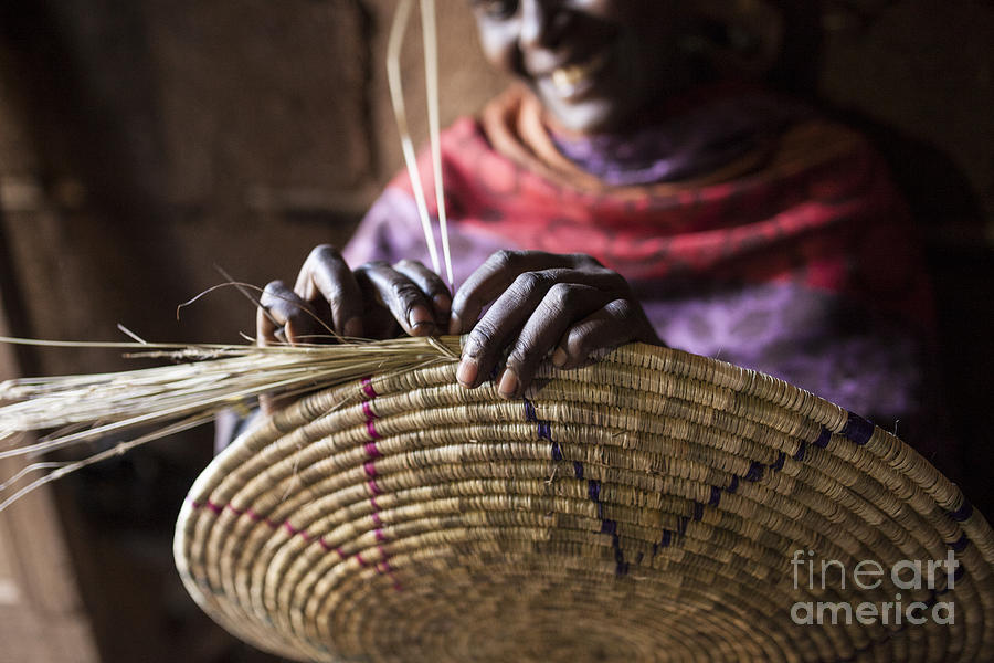 Ethiopian Woman Weaving Photograph By John Wollwerth