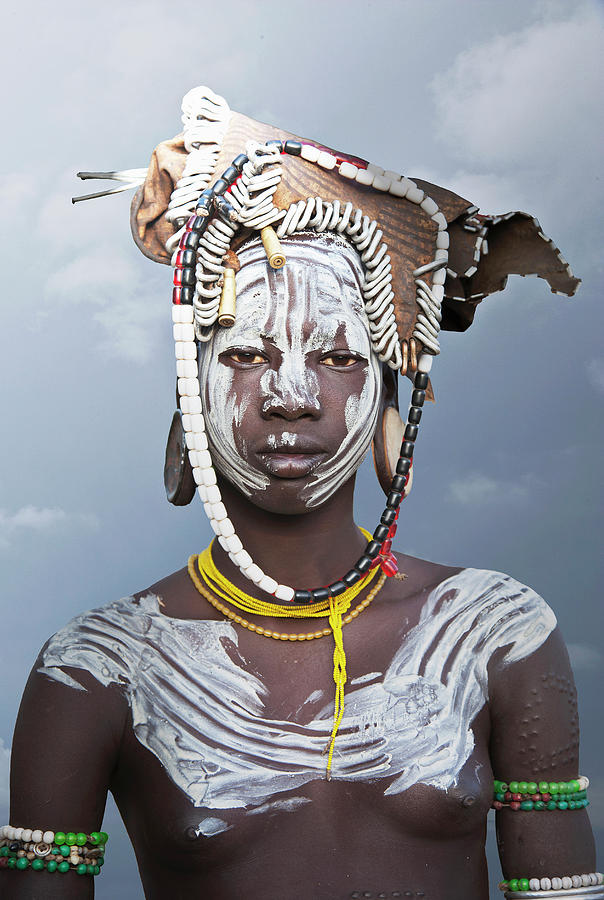Ethipia, Omo Valley,africa. Mursi People Photograph by Buena Vista Images