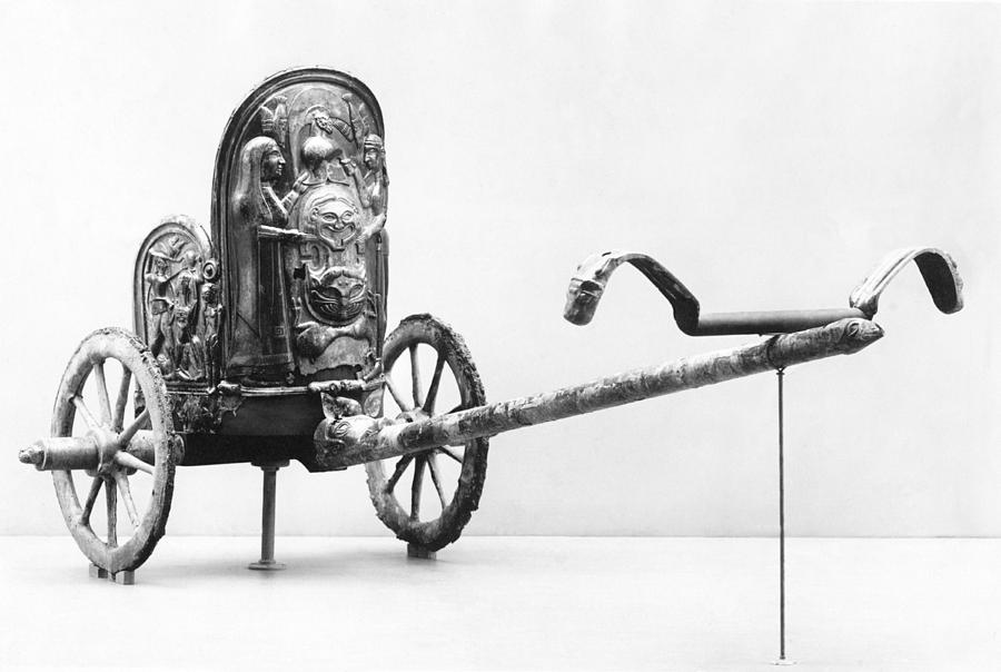 New York City Photograph - Etruscan Chariot by Underwood Archives