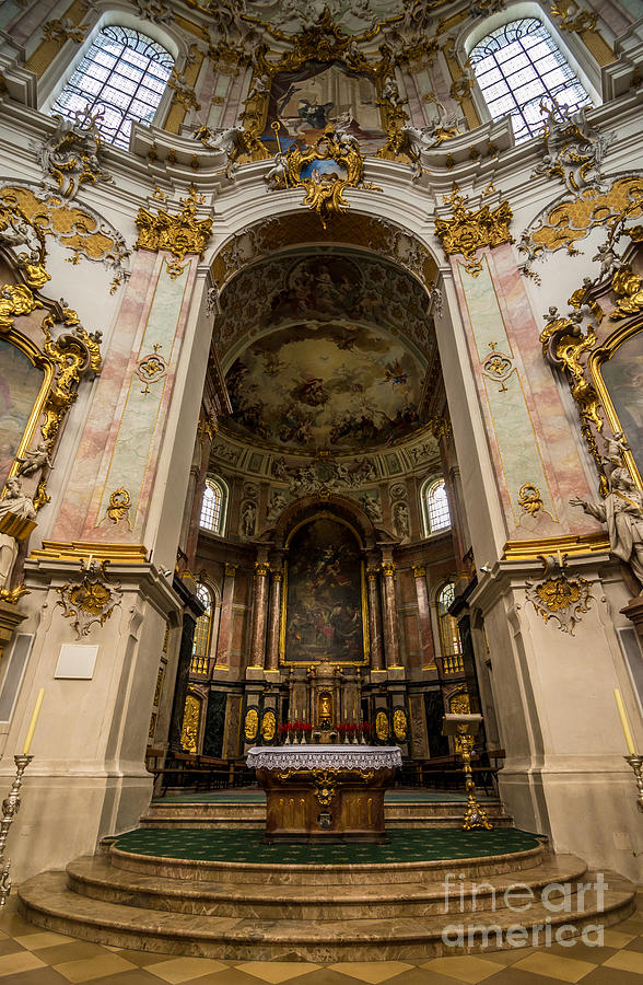 Ettal Abbey - Benedictine Monastery - Germany Photograph by Gary Whitton