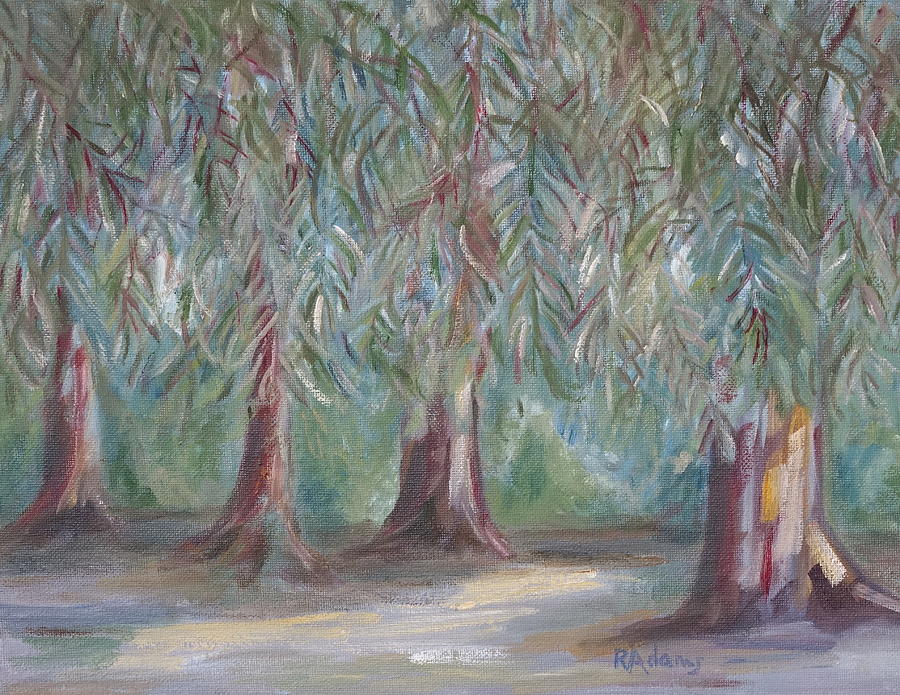 Eucalyptus at the Jordan Park Painting by Rita Adams
