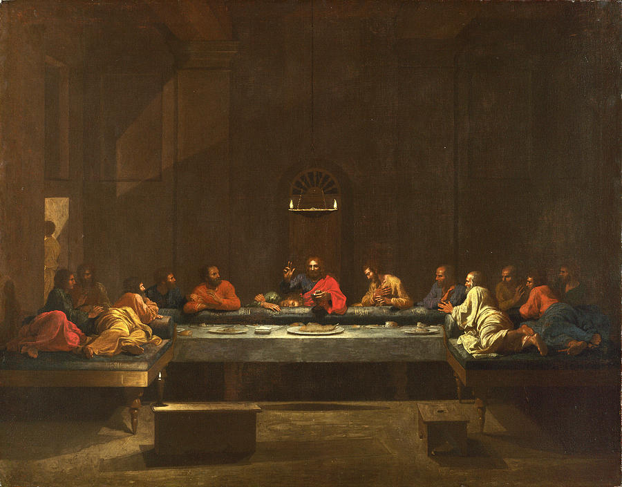 Eucharist Painting by Nicolas Poussin