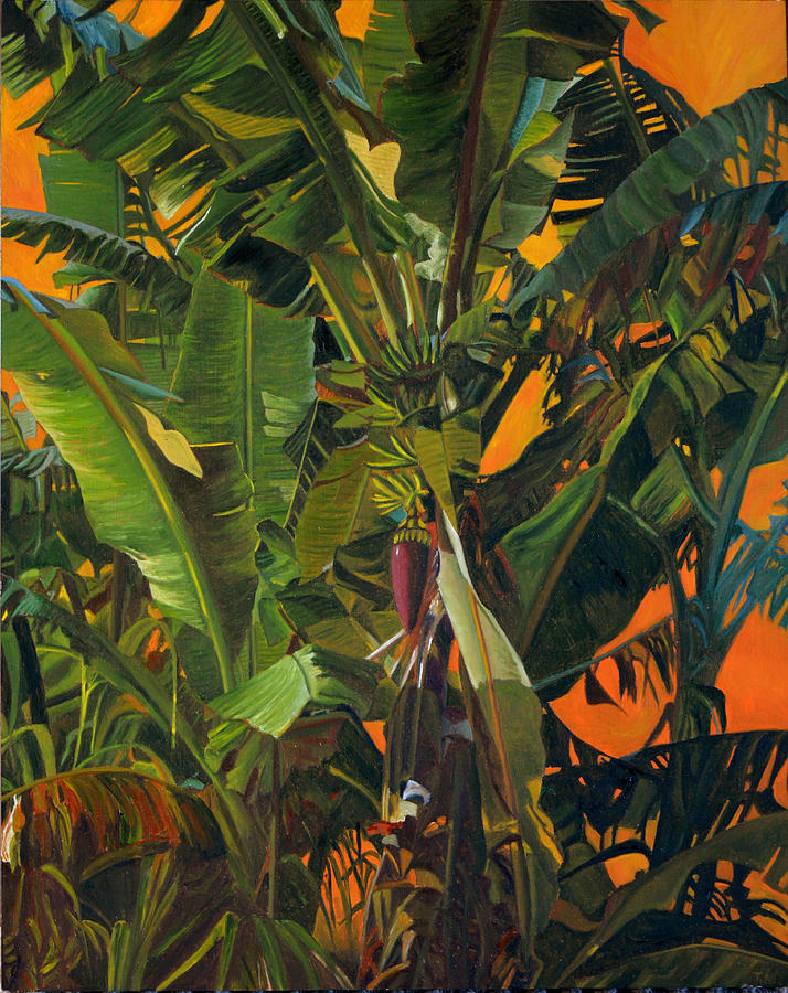 Eugene and Evans Banana Tree Painting by Thu Nguyen