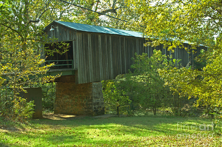 Euharlee Cover Bridge Photograph by Donna Brown