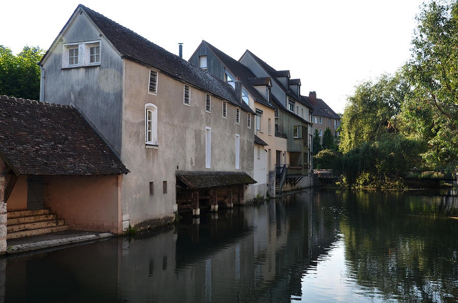 Eure river and old fulling mills in Chartres Photograph by RicardMN Photography