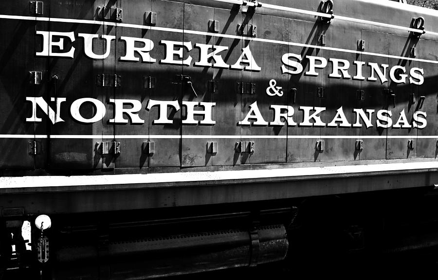 Black And White Photograph - Eureka Springs Railroad by Benjamin Yeager