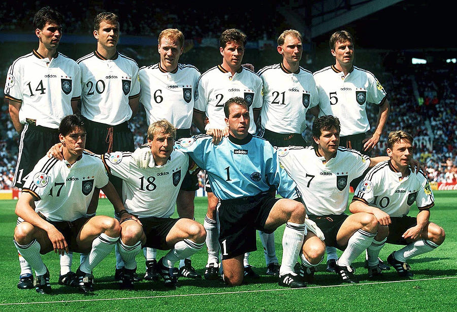 Euro 1996/team Ger Photograph by Mark Sandten