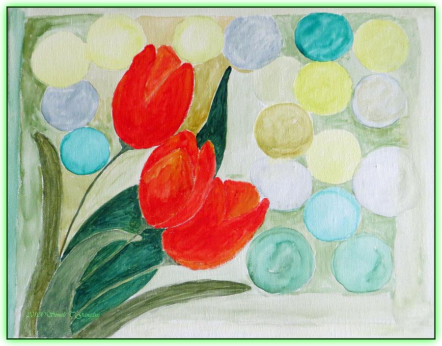 Tulip Painting - Europa by Sonali Gangane