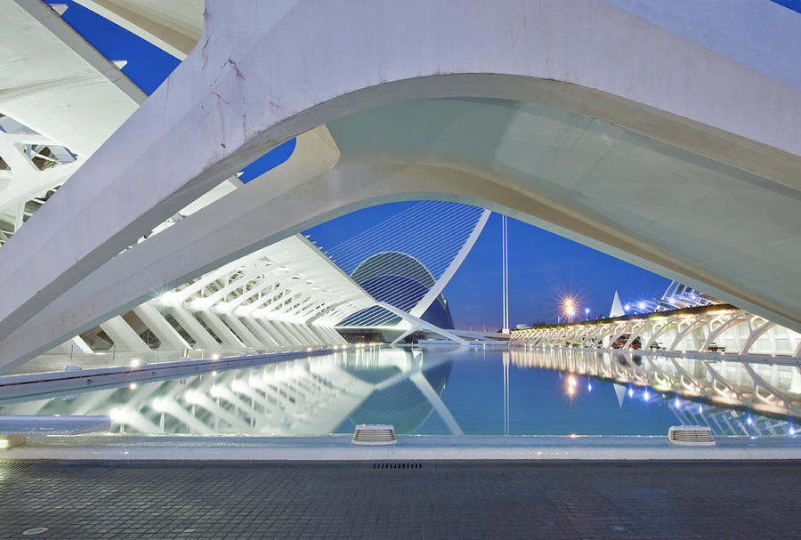 Architecture Photograph - Europe, Spain, Valencia, City Of Arts by Rob Tilley