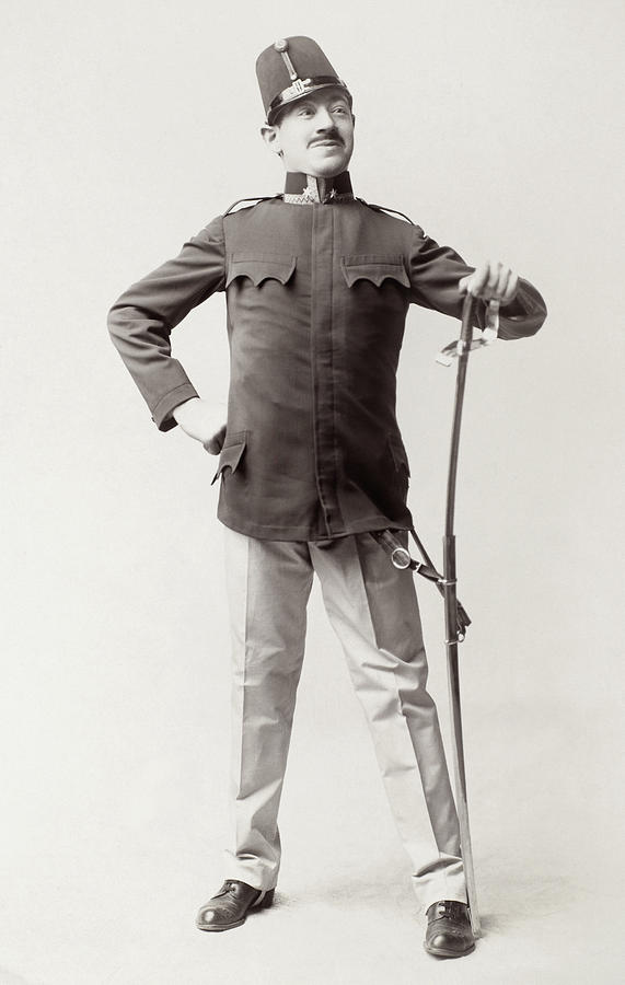 Actor Photograph - European Hussar, 1909 by Granger