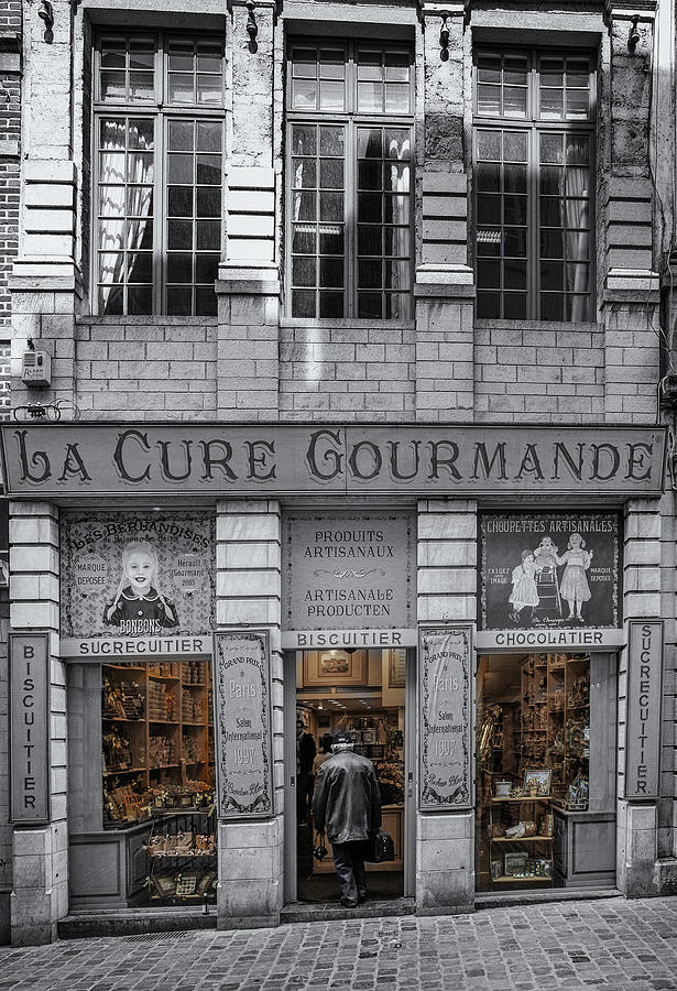 European Sweet Shop Photograph by James Bethanis