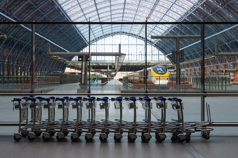 Eurostar at St Pancras Station in London Photograph by Dutourdumonde Photography