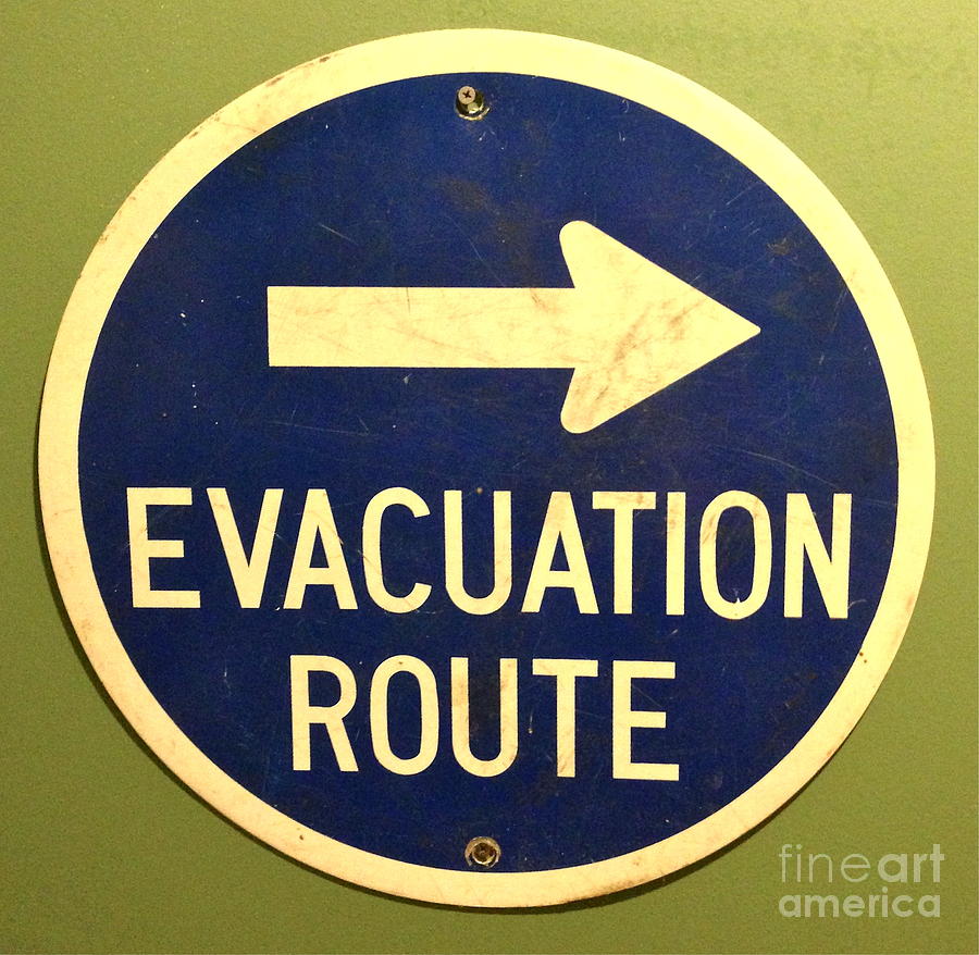 Evacuation Route Photograph by M West