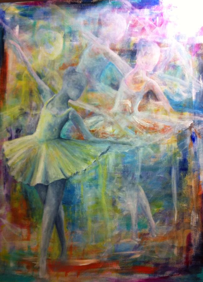Evanescence Painting by Debra Wronzberg