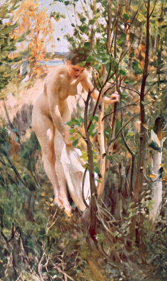 Nude Painting - Eve by Anders Leonard Zorn