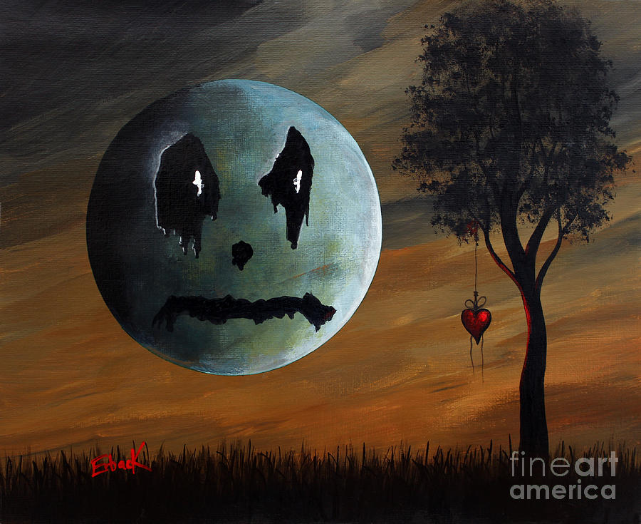Fantasy Painting - Even The Grass Cries Here by Shawna Erback by Moonlight Art Parlour