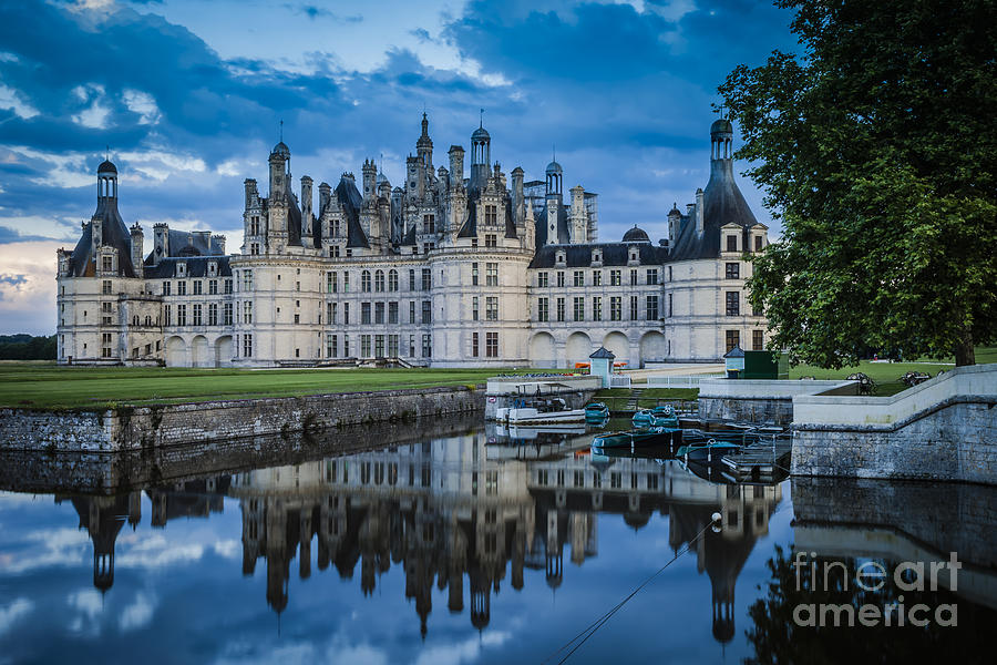 Evening at Chateau Chambord Photograph by Brian Jannsen