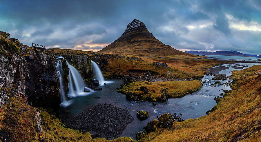 Evening At Kirkjufell Photograph by Naphat Photography