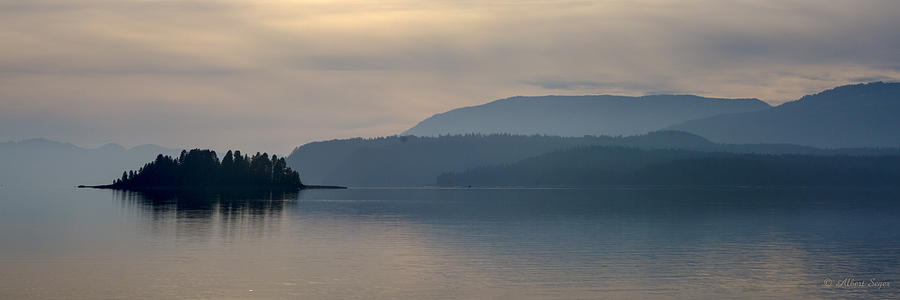 Evening at  Lake Pend Oreille - 131126A-041 Photograph by Albert Seger