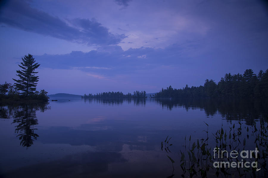 Evening at Parker Pond Photograph by Alana Ranney