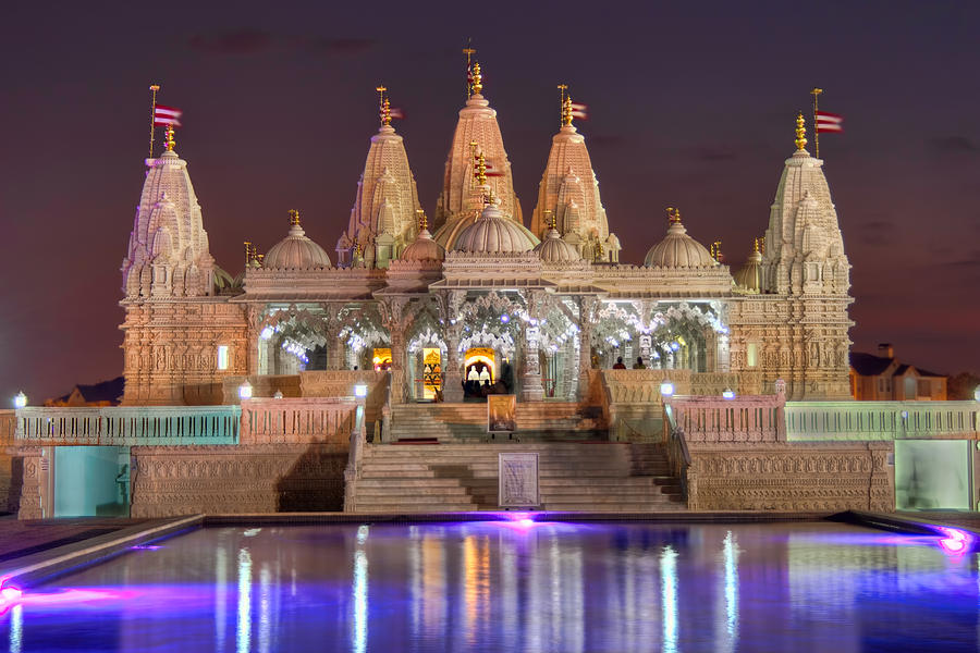 Evening at the Mandir Photograph by Tim Stanley