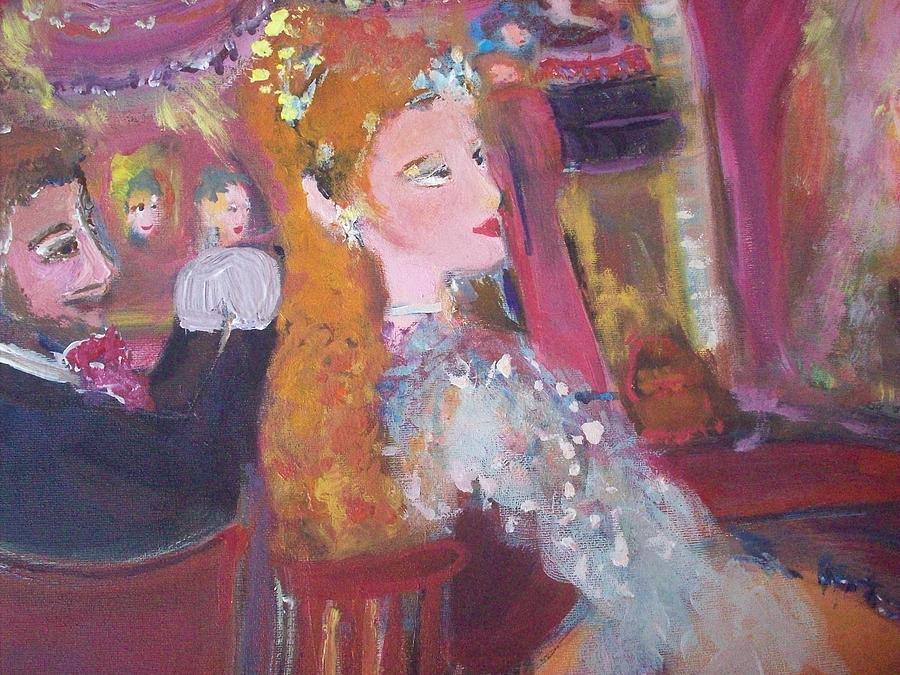 Evening at the theatre Painting by Judith Desrosiers