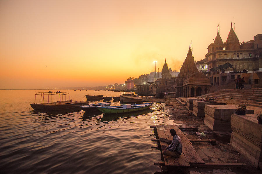 Evening At Varanasi Photograph by Dilwar Mandal