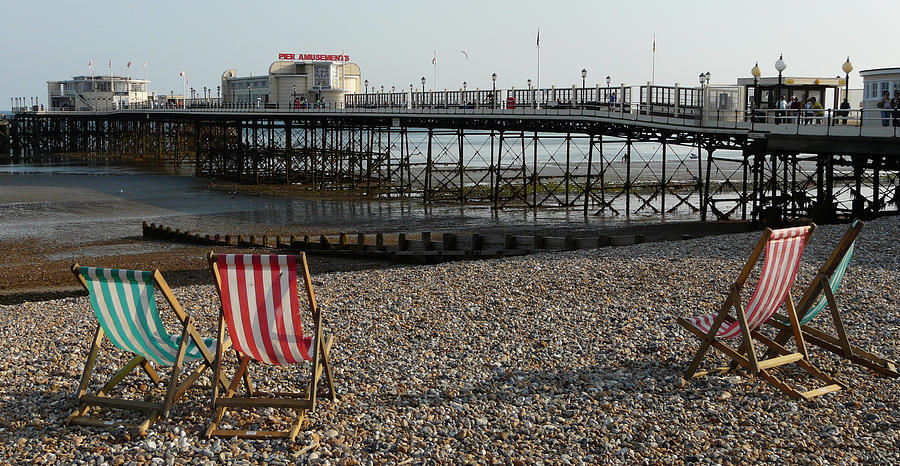 Evening By The Pier Photograph by John Topman