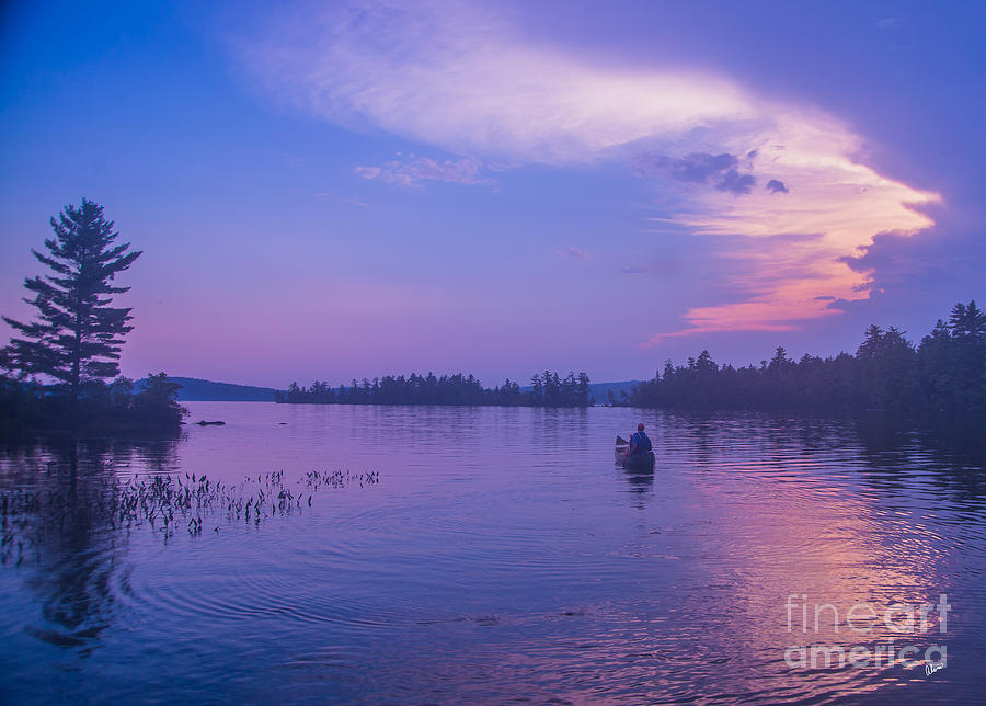 Evening Canoeing Photograph By Alana Ranney Fine Art America