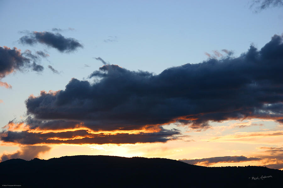 Sunset Photograph - Evening Clouds over Medford by Mick Anderson