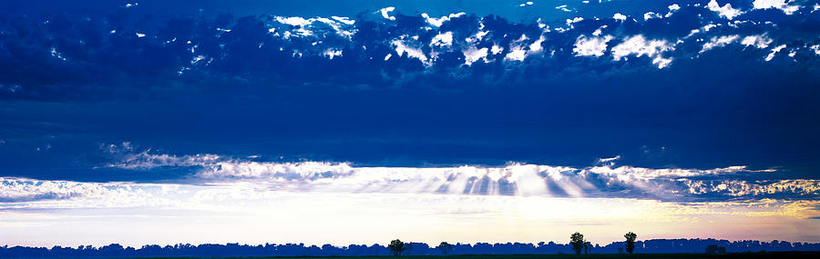 Sacramento Photograph - Evening Clouds Sacramento Ca Usa by Panoramic Images