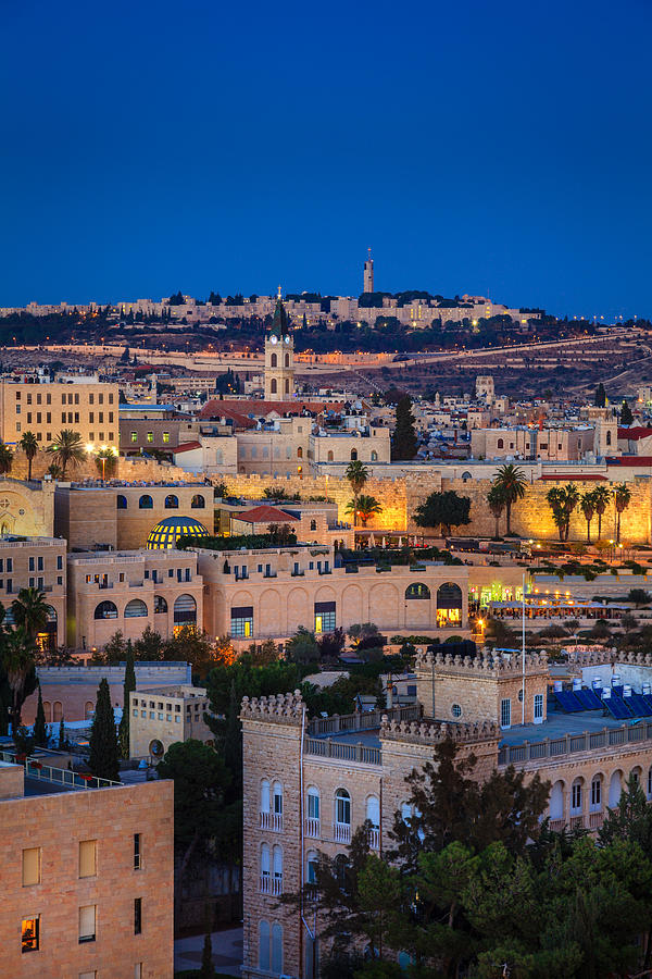 Evening In Jerusalem Photograph