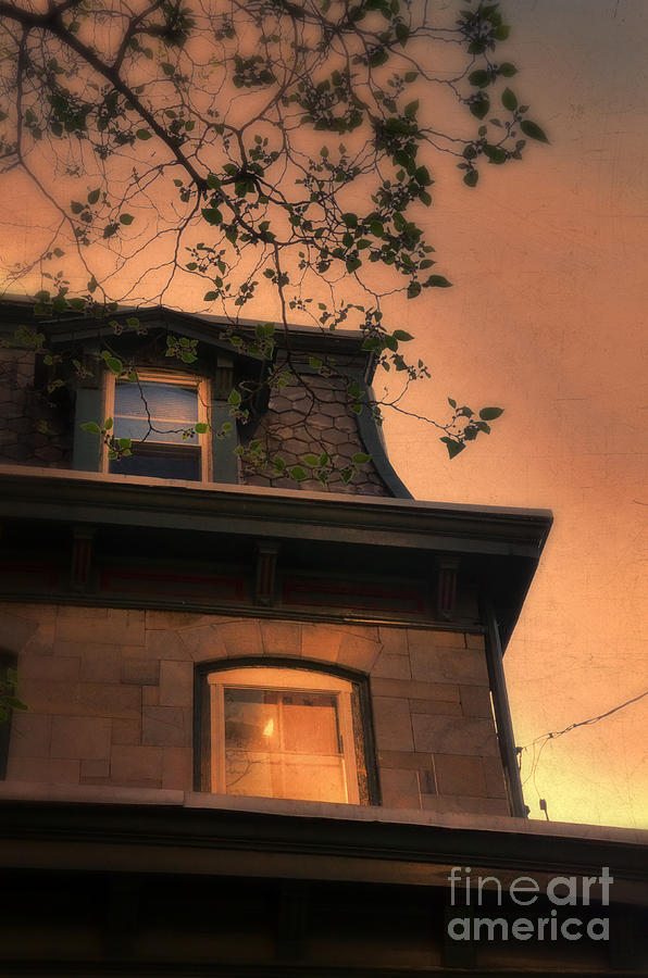 Evening Light on Old House Photograph by Jill Battaglia