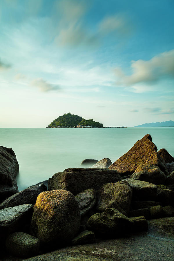 Evening Light On The Coast Of Penang Photograph by Oliver Smalley / Ollie Smalley Photography
