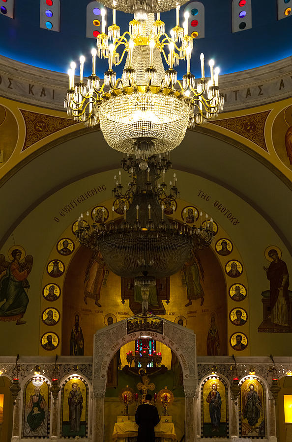 Evening Mass at St Sophia Photograph by Ed Gleichman