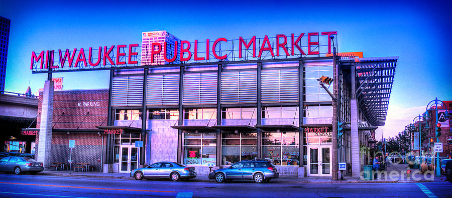 Evening Milwaukee Public Market Photograph by Andrew Slater