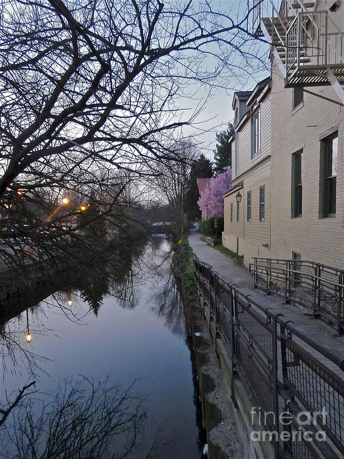 Evening on the Canal Path Photograph by Christopher Plummer