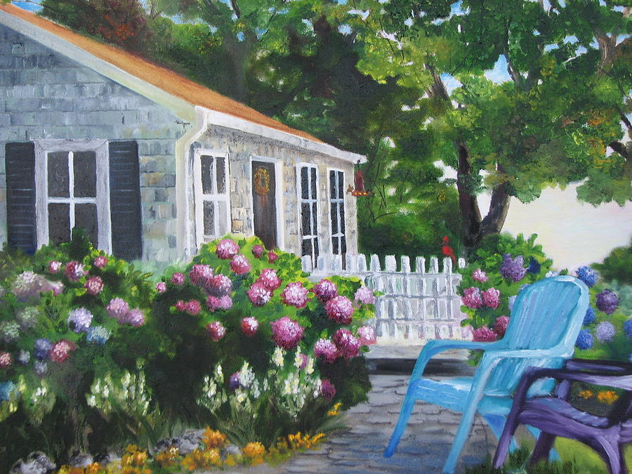 Landscape Painting - Evening on the Cape by Randi Evans