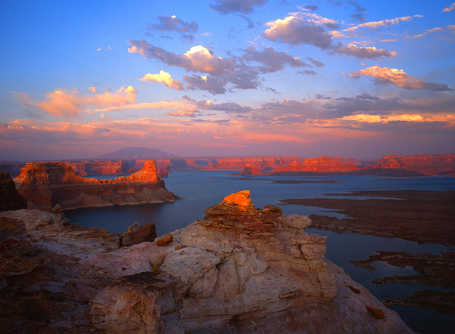 Evening on the Lake Photograph by Ray Mathis