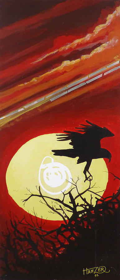 Susco Painting - Evening Osprey by Jack Hanzer Susco Susco Painting - Evening Osprey by Jack Hanzer Susco