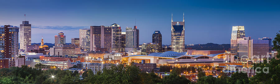 Evening over Nashville Tennessee Photograph by Brian Jannsen