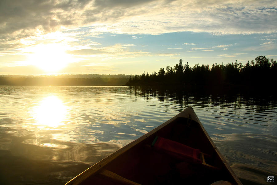 Evening Paddle Photograph by John Meader