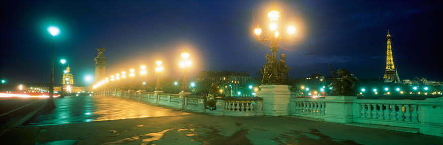 Evening Paris France Photograph by Panoramic Images