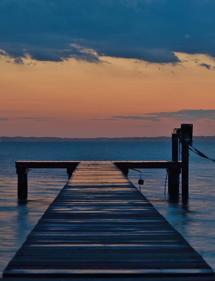 Evening Pier - Sunset Photo Photograph by Billy Beck