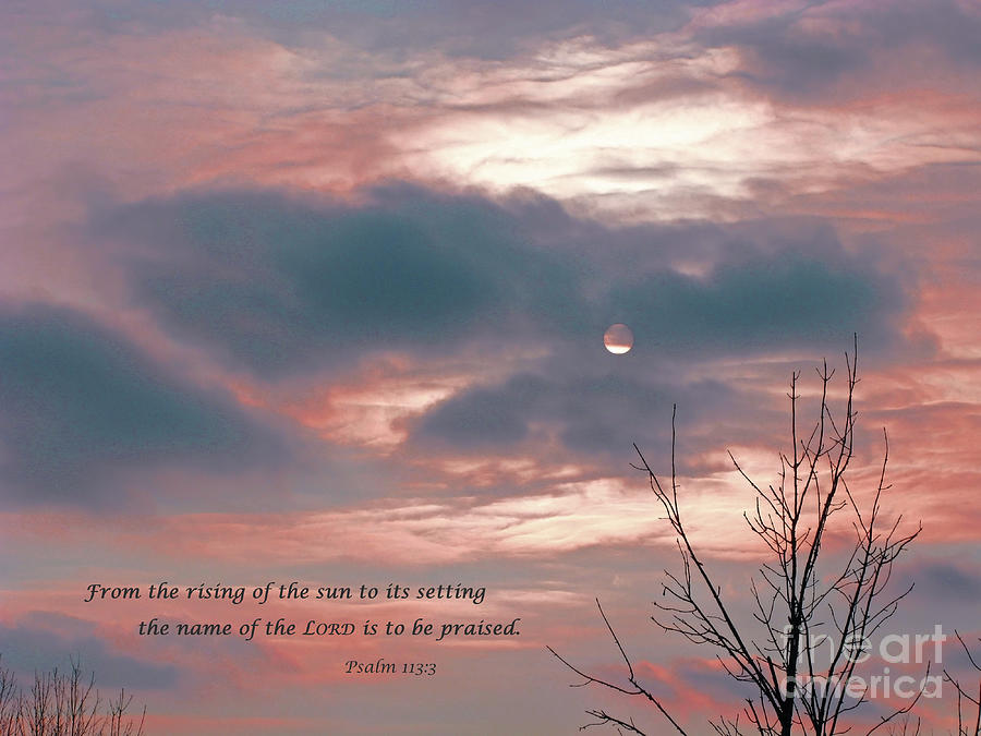 Sunset Photograph - Evening Praise by Ann Horn
