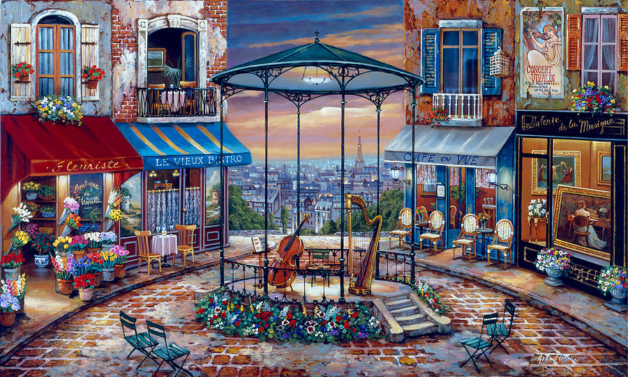 Evening Prelude Painting by MGL Meiklejohn Graphics Licensing