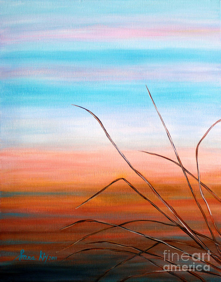 Evening Sky. Soul Collection Painting by Oksana Semenchenko