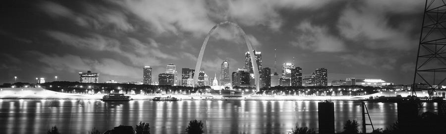 Evening St Louis Mo Photograph by Panoramic Images