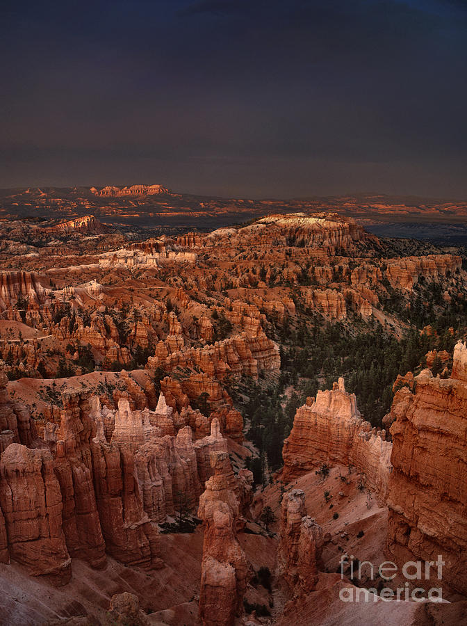 Evening Storm Sunset Point Bryce Canyon National Park Photograph by Dave Welling