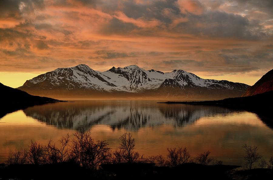 Evening Sun In Grøtfjord Photograph by John Hemmingsen